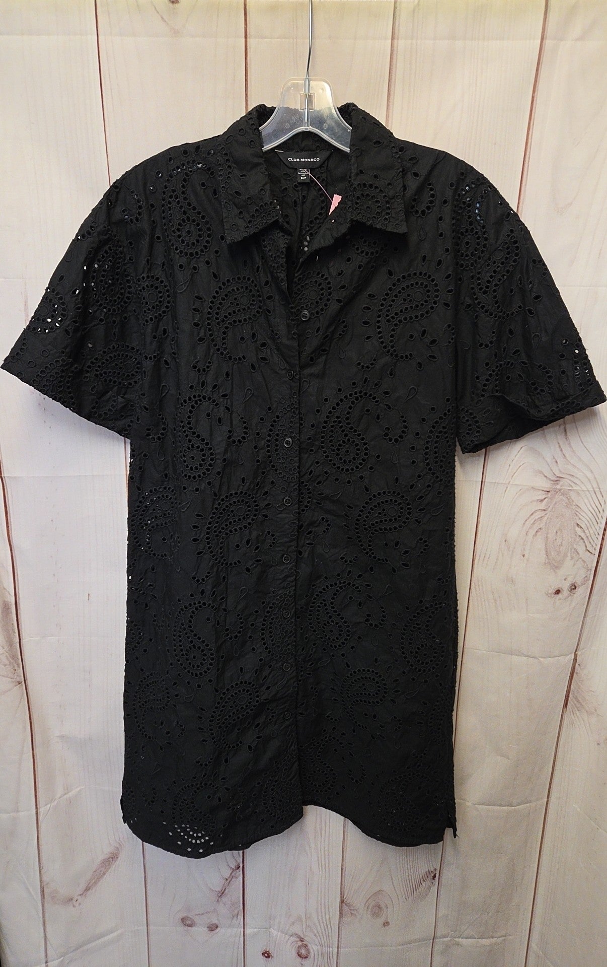 black dress club monaco Club Monaco Black Silk Chiffon Dress