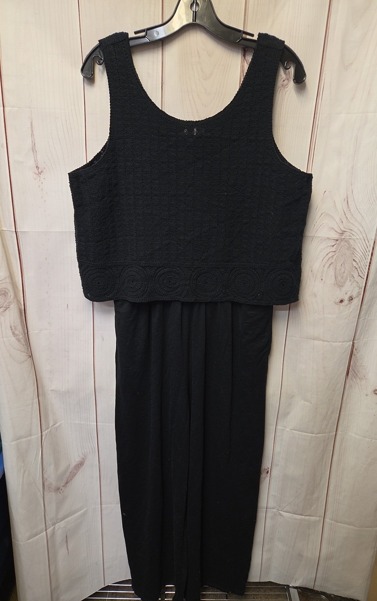 j jill black dress Wearever Collection Long Sleeve 55% cotton and 45% viscose rayon yarn Jjill J.jill Eyelet Midi Swing
