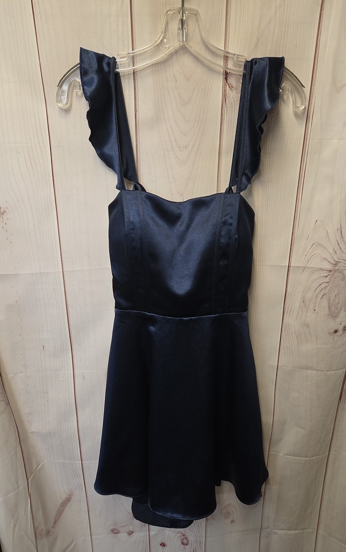 city studio navy blue dress Women's Size 9/10 Size:Regular Couture Size A blossoming floral print atf-kg-05.28.26 DESTINATION COLLECTION 🌺 launching