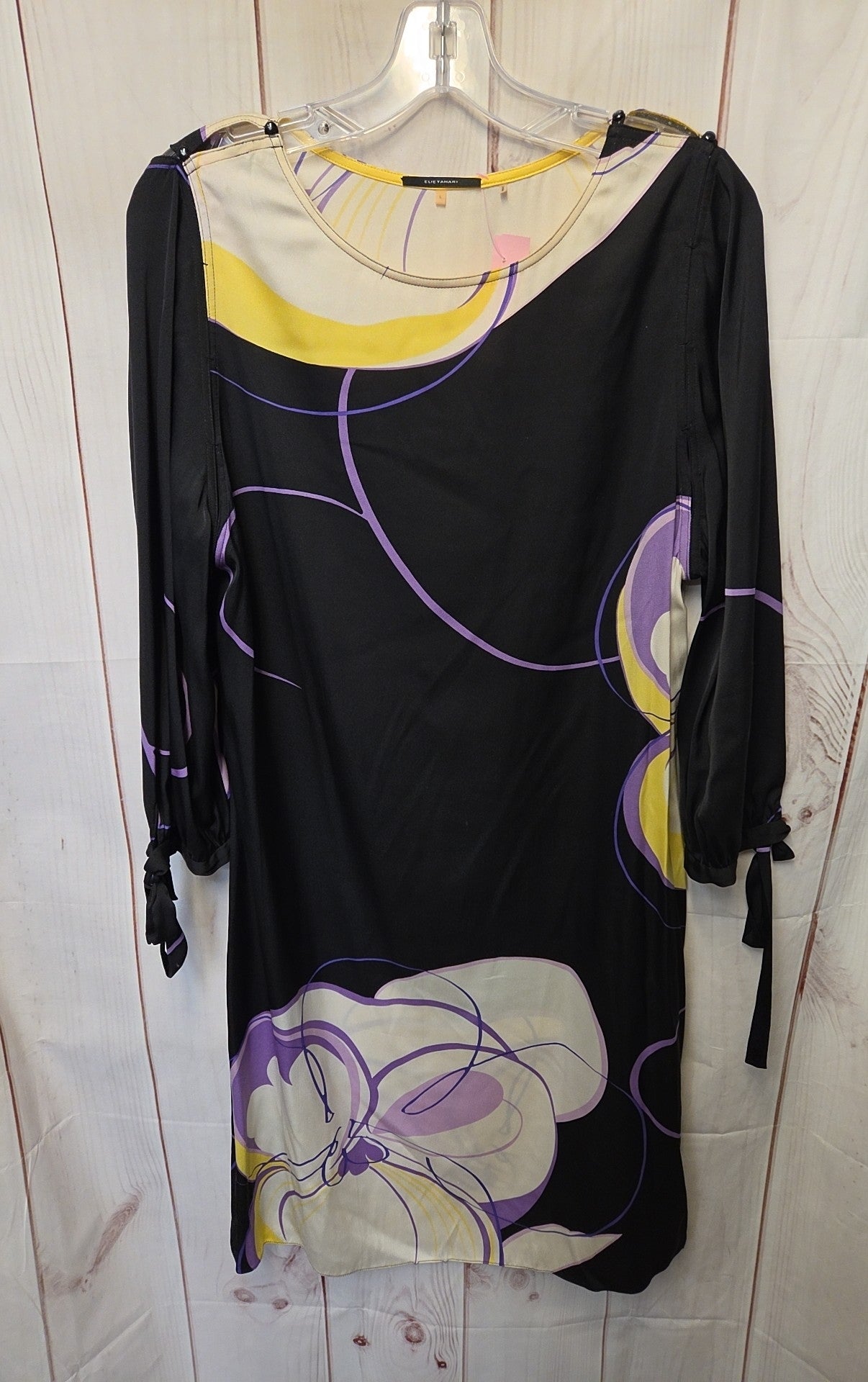 Elie Tahari Women's Size L Black Dress