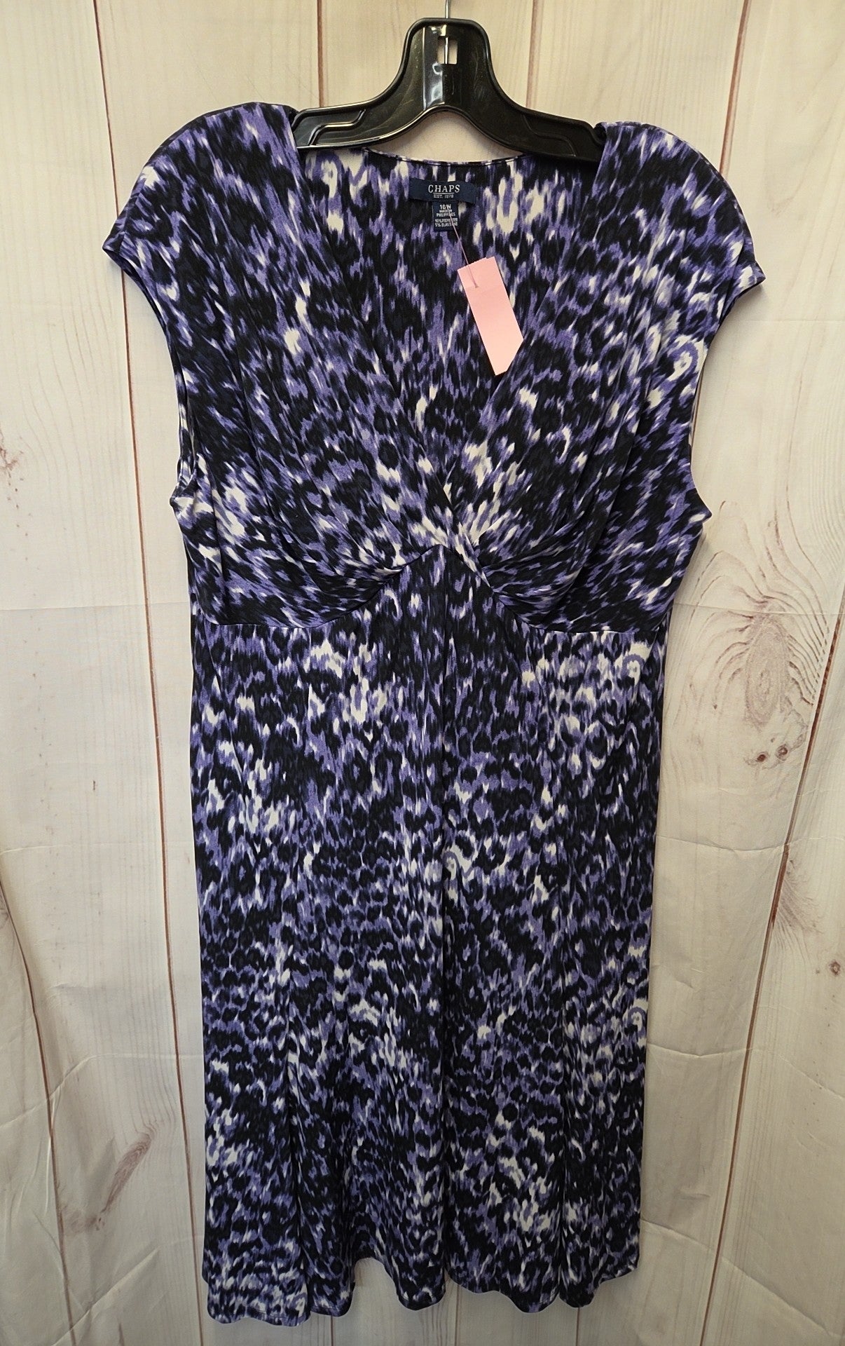 Chaps Women's Size 16W Purple Dress