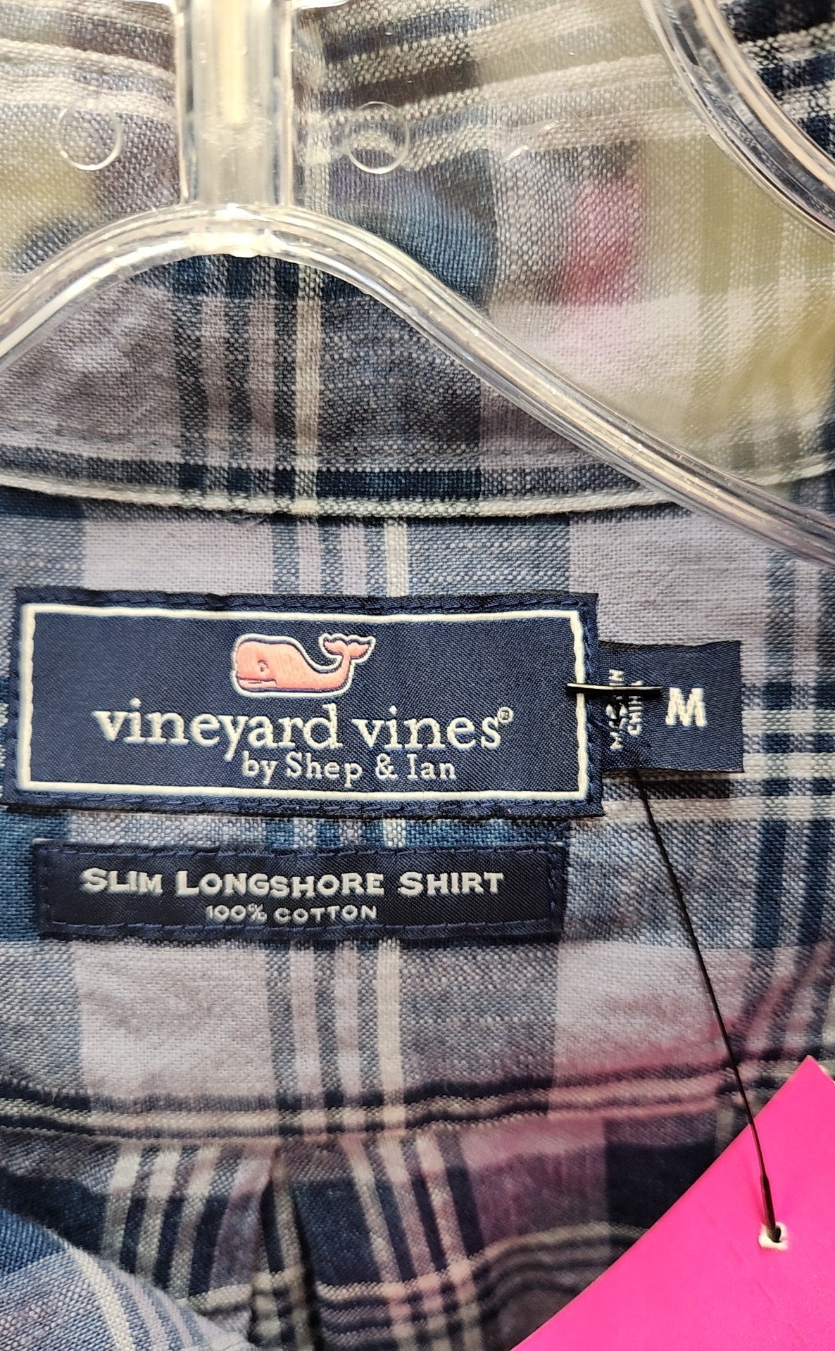 Vineyard Vines Men's Size M Blue Cotton Shirt