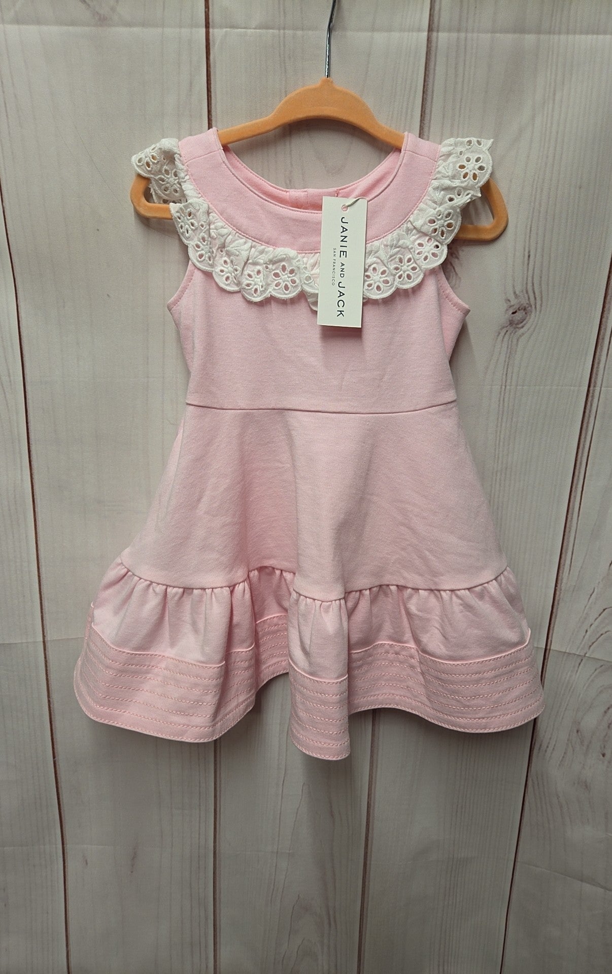 NWT Janie & Jack Girl's Size 12-18 Months Pink Dress – Off The Rack