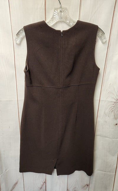 Ann Taylor Women's Size 6 Petite Brown Dress