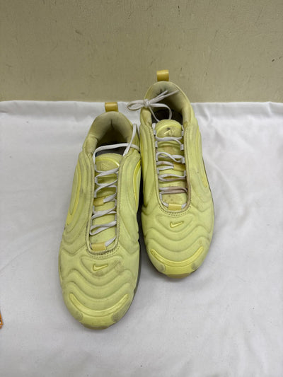 Nike Air Max 270 Women's Size 6-1/2 Yellow Sneakers Shoes AS IS - stains