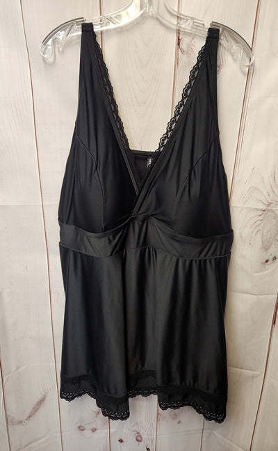 Torrid Women's Size 5X Black Swimsuit