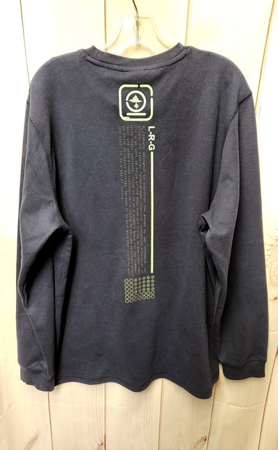 LRG Men's Size L Navy Shirt