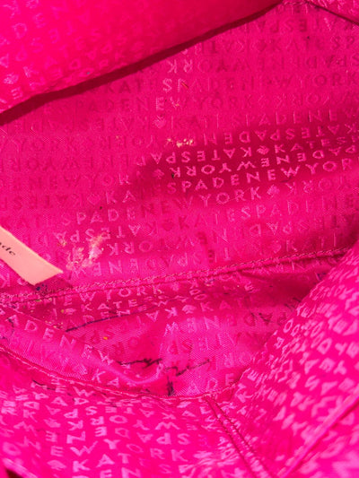 Kate Spade Black Leather Purse Bag AS IS - stains inside