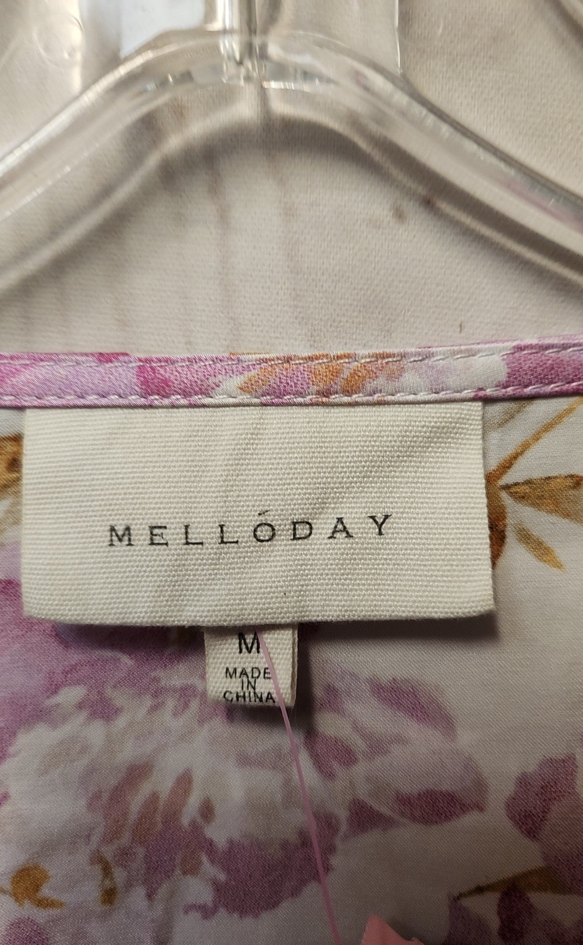 Mello Day Women's Size M Pink Floral Dress