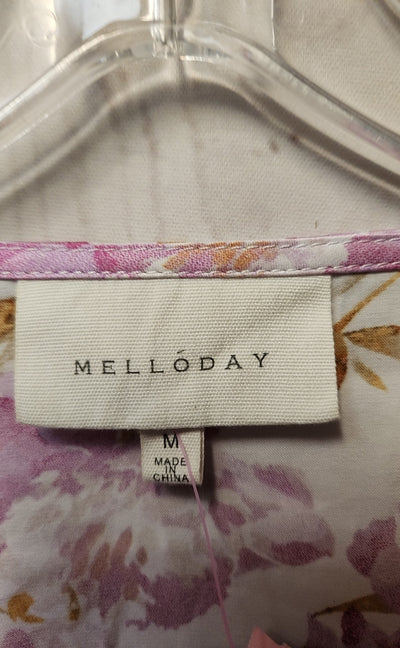Mello Day Women's Size M Pink Floral Dress