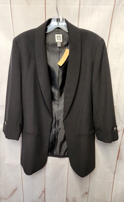Anne Klein Women's Size M Black Jacket