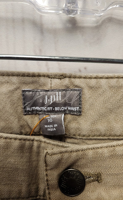 NWT J Jill Women's Size 16 Tan Pants