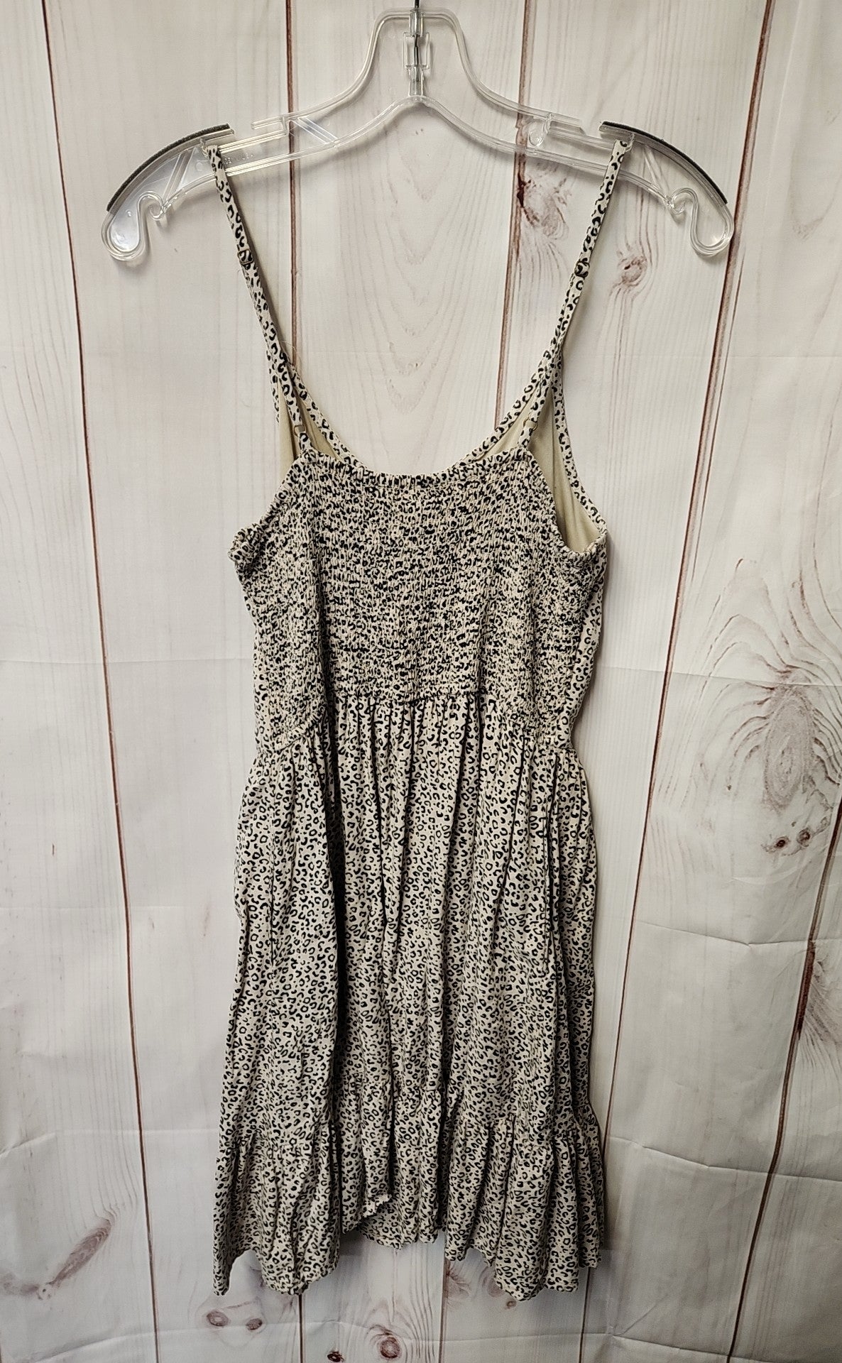 Japna Women's Size M Beige Animal Print Dress