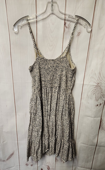 Japna Women's Size M Beige Animal Print Dress