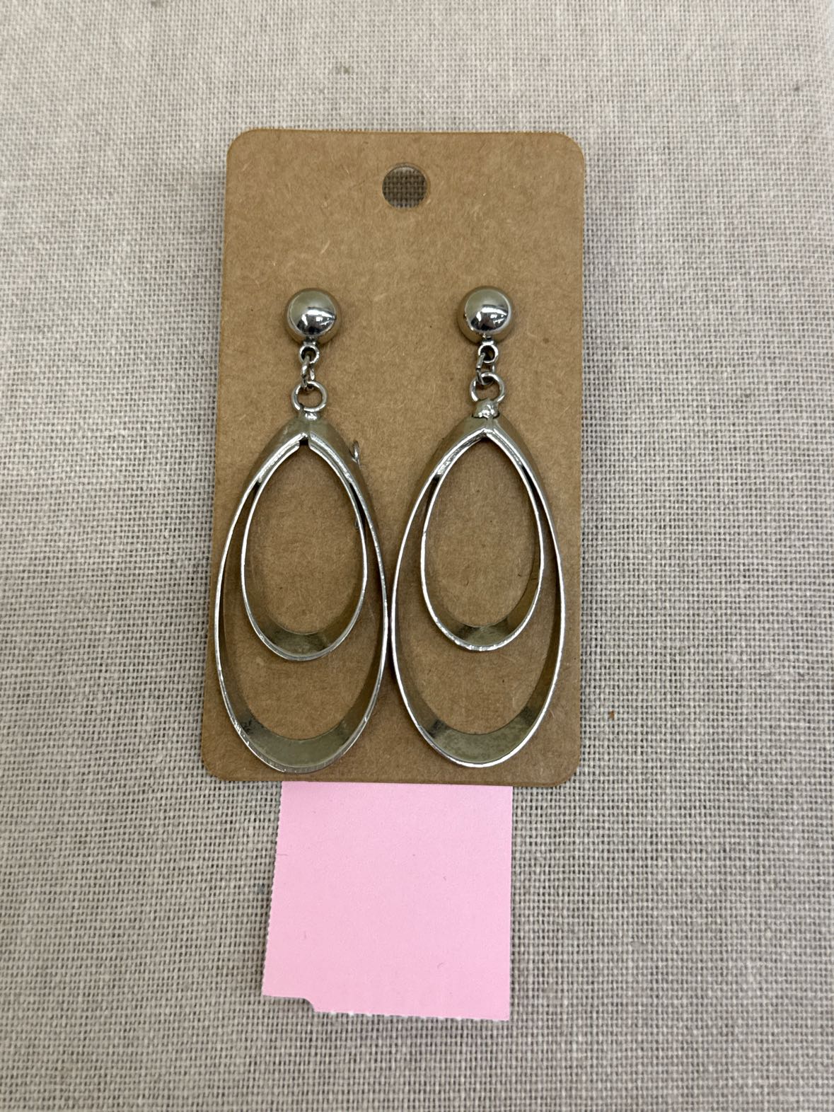 Silver Drop Earrings