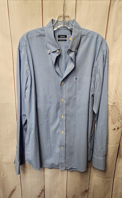 Izod Men's Size M Blue Shirt