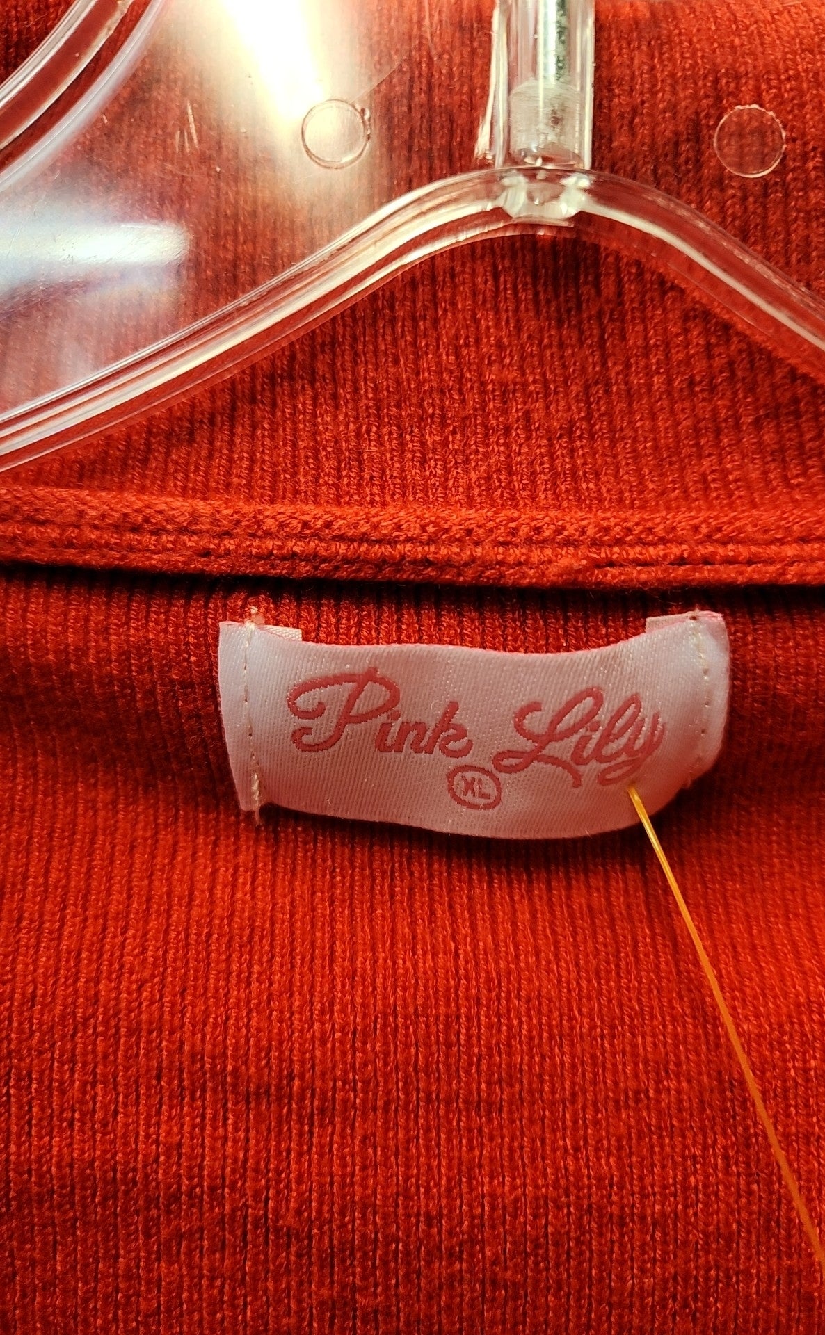 Pink Lily Women's Size XL Red Sweater