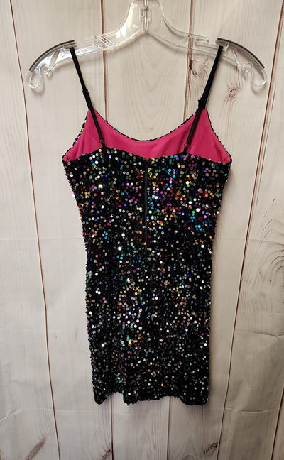 Pear Culture Women's Size 0 Black Sequined Dress