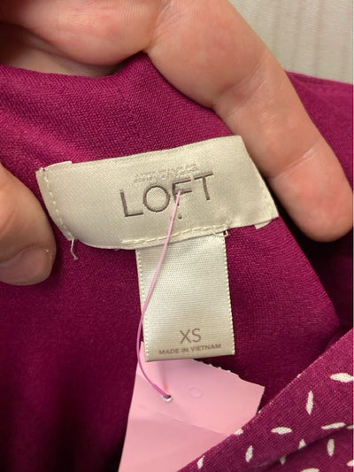 Loft Women's Size XS Purple Dress