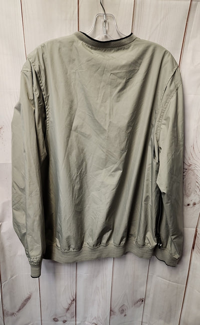 Izod Men's Size L Gray Pullover Jacket