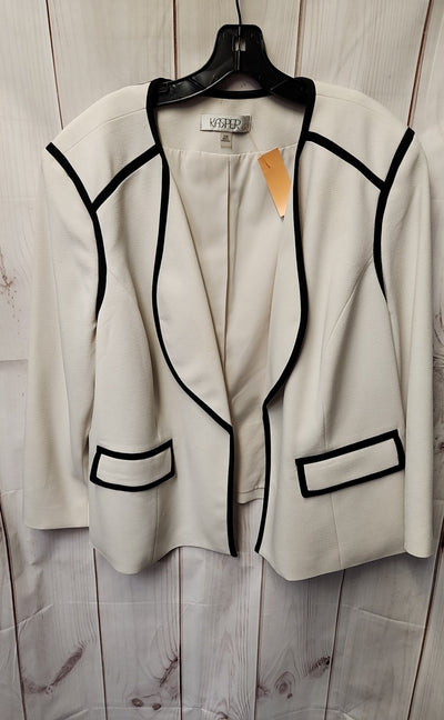 Kasper Women's Size 22 White Jacket
