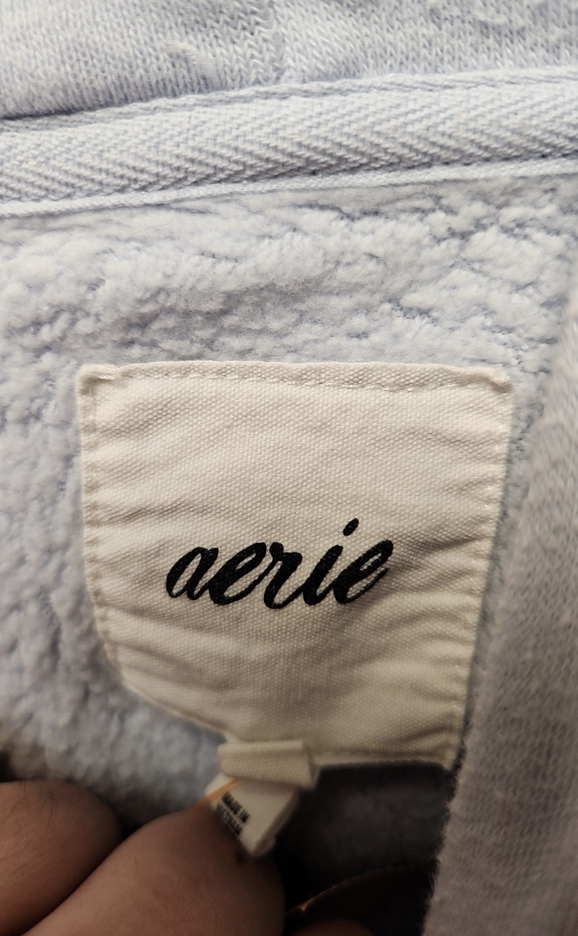 Aerie Women's Size L Light Blue Hoodie