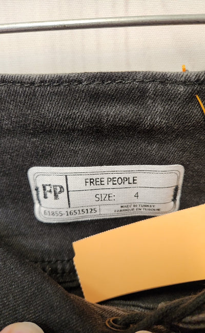 NWT Free People Women's Size 4 Black Skirt