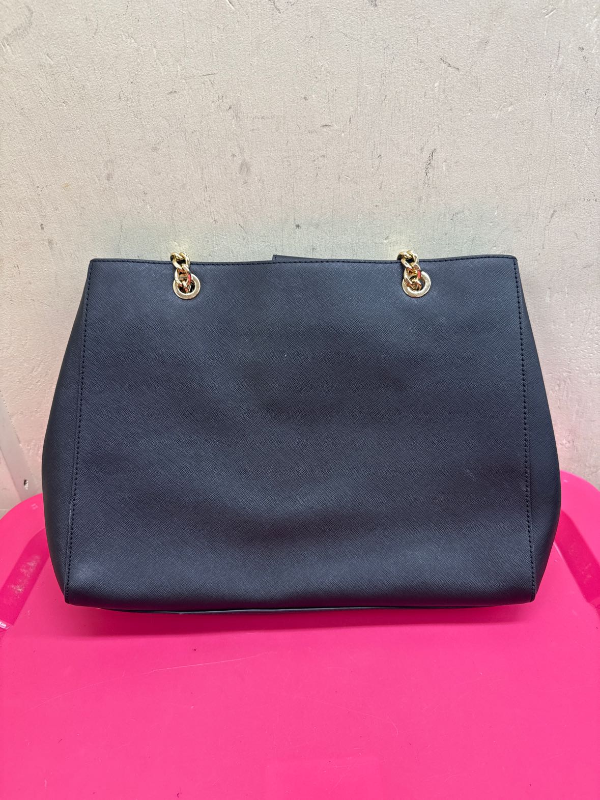 Michael Kors Black Leather Purse Bag