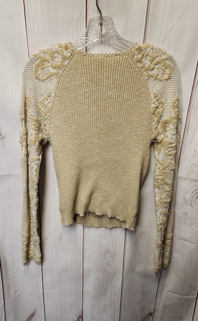 Anthropologie Women's Size M Beige Sweater