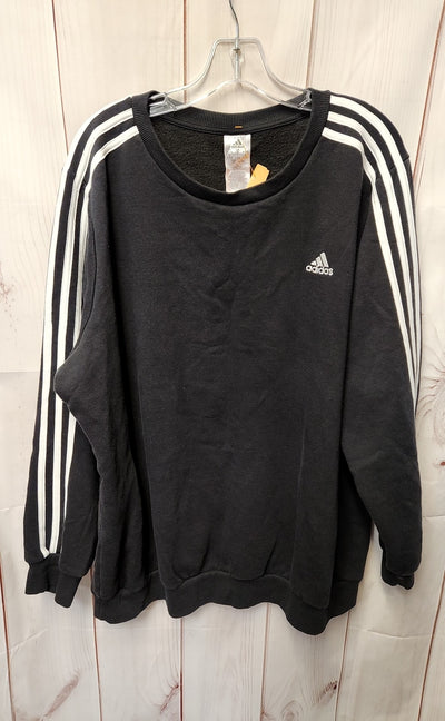 Adidas Men's Size 3X Black Sweatshirt