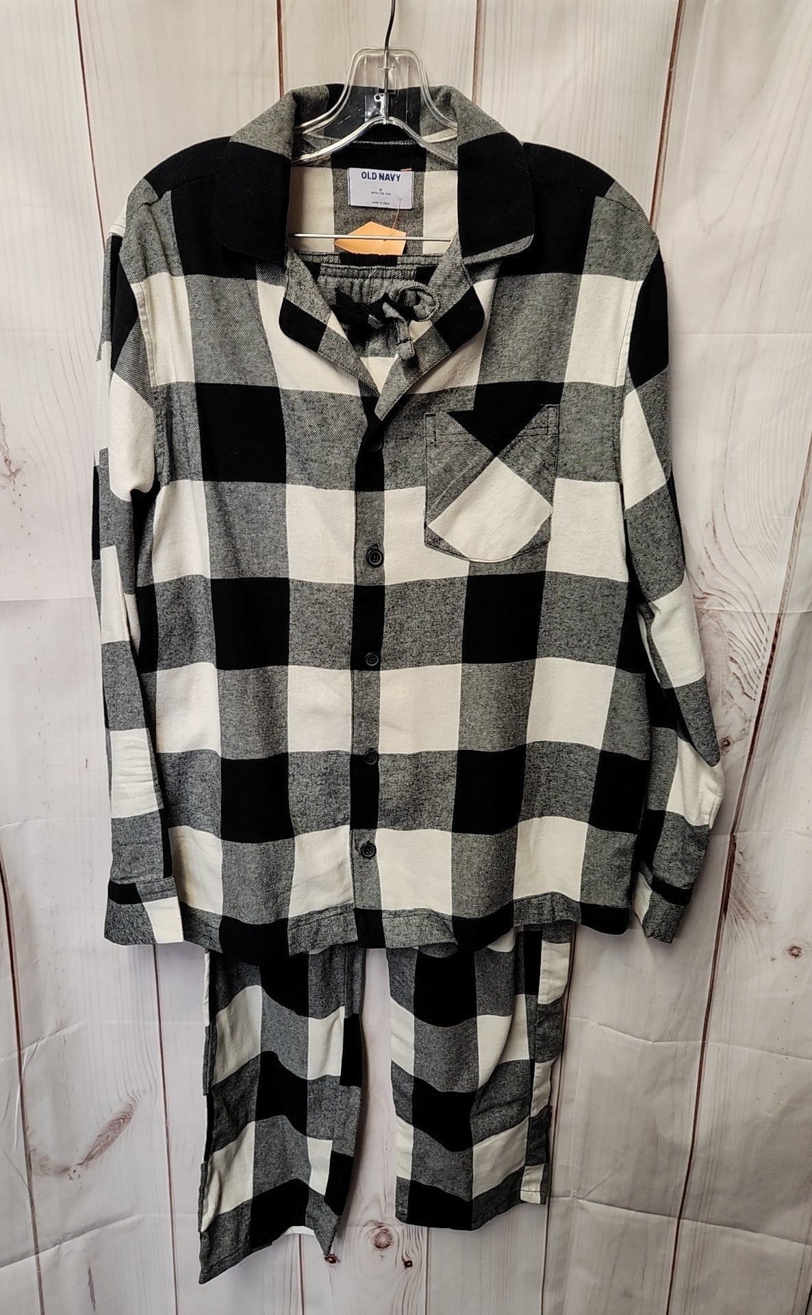 Old Navy Men's Size M Black & White Pajamas