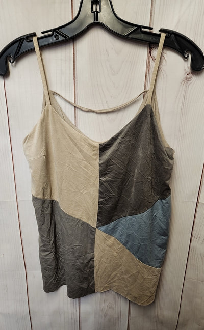 Crosby Women's Size S Brown Sleeveless Top