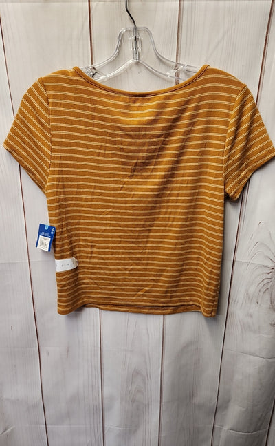 NWT Arizona Women's Size XL Orange Short Sleeve Top