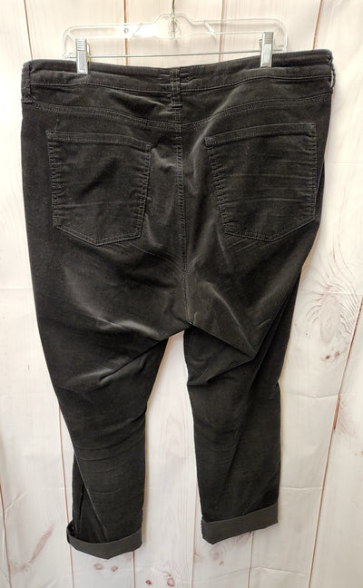 Kut from the Kloth Women's Size 18 Black Corduroy Pants