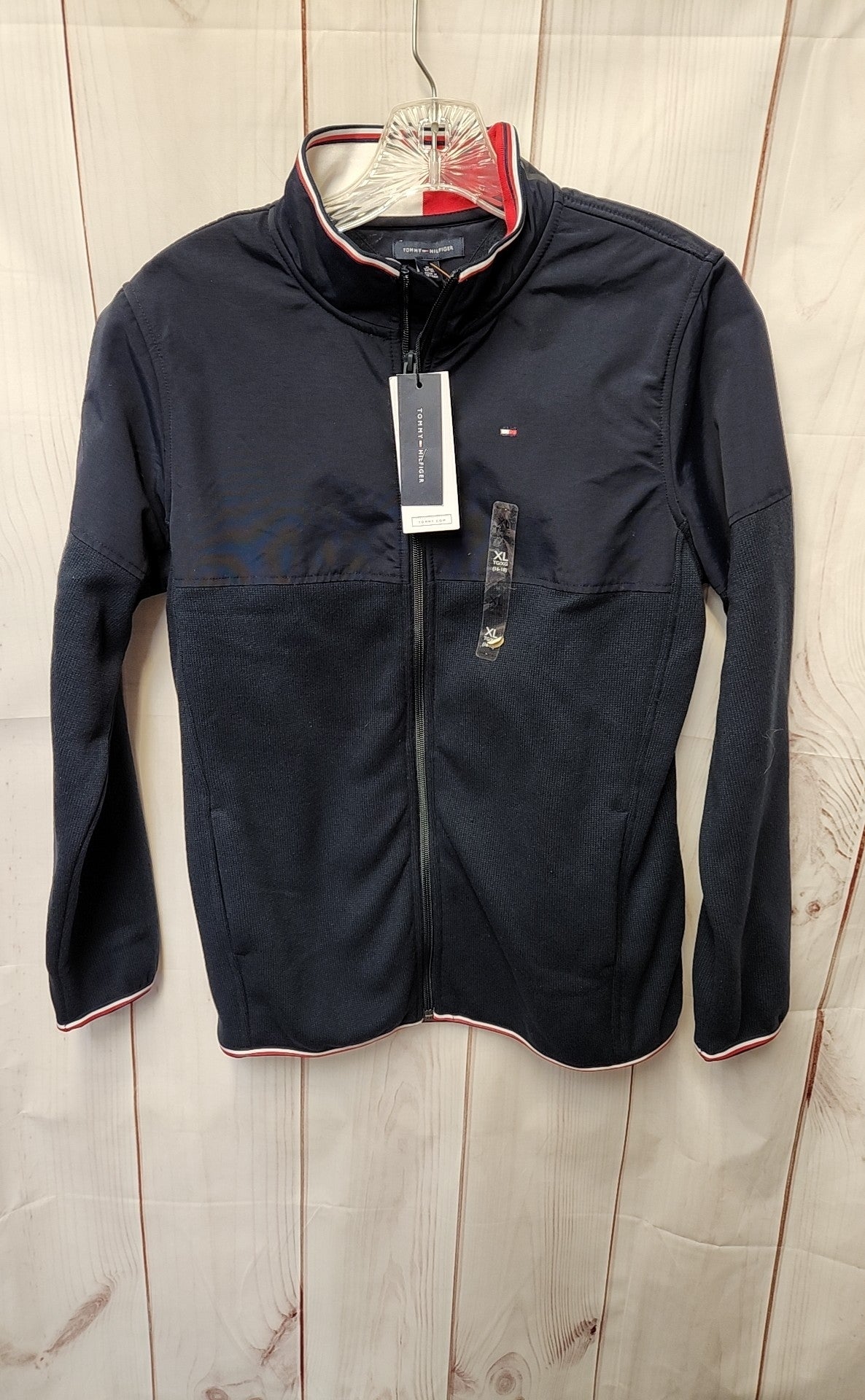 NWT Tommy Hilfiger Boy's Size 16/18 Navy Jacket