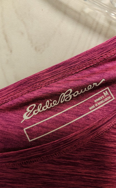 Eddie Bauer Women's Size M Pink Short Sleeve Top