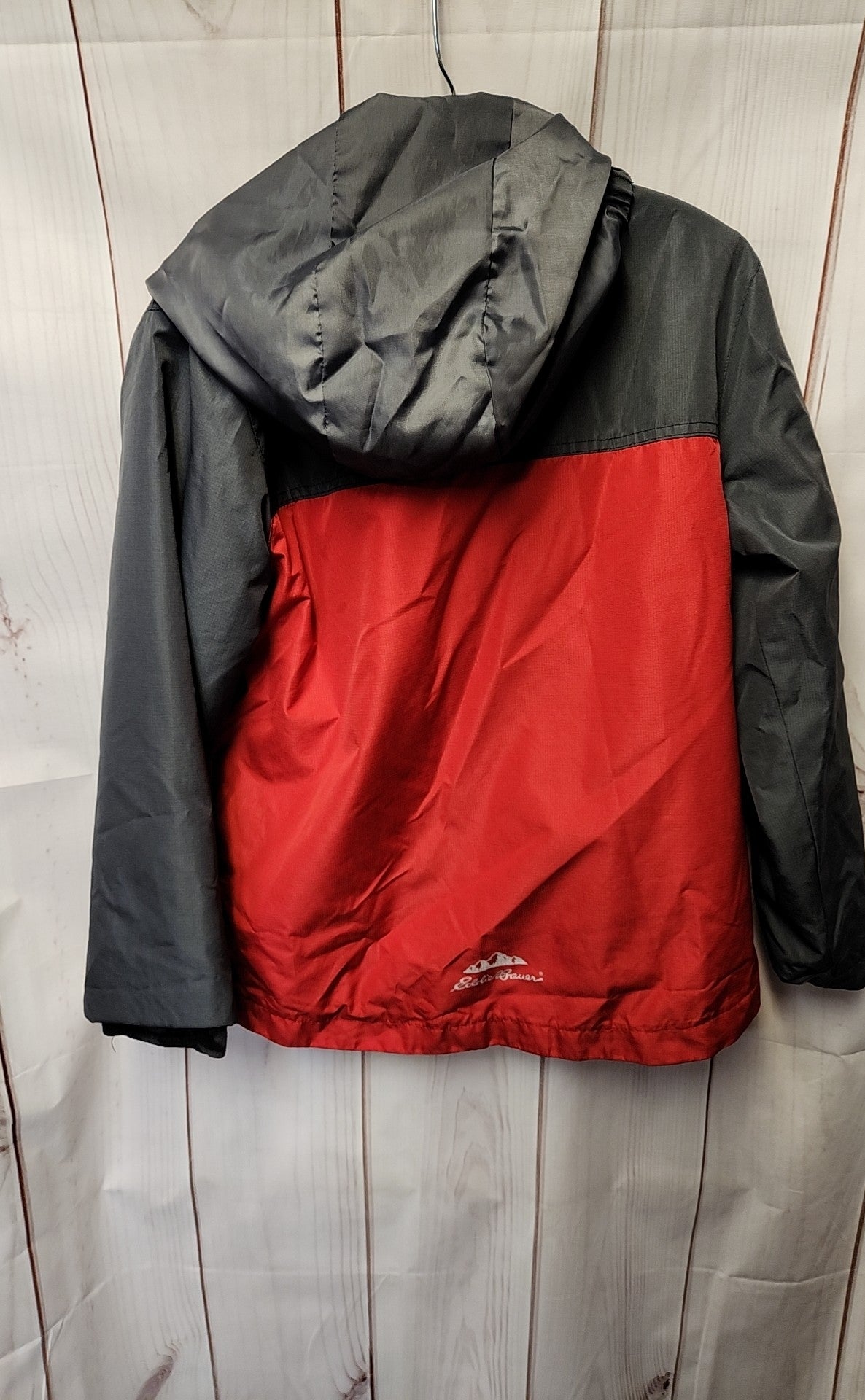 Eddie Bauer Boy's Size 7/8 Gray & Red 2 Pcs Jacket