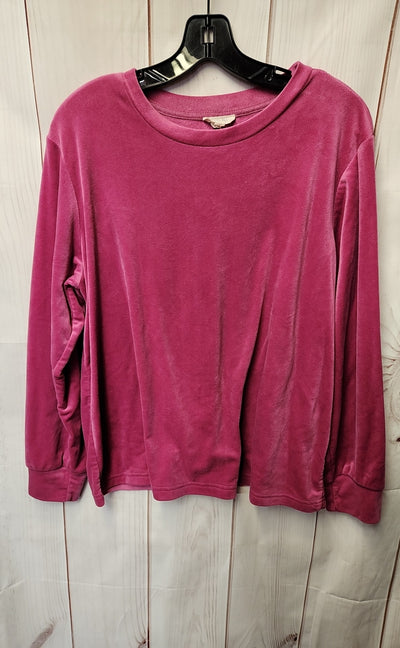 Como Blu Women's Size L Pink Sweatshirt