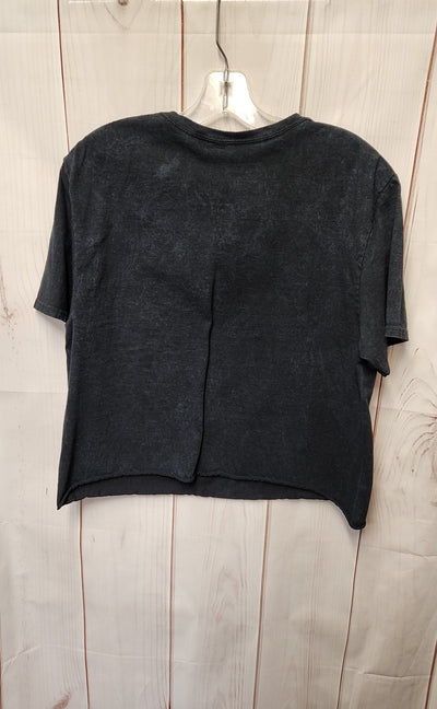 Chemistry Women's Size L Black Short Sleeve Top
