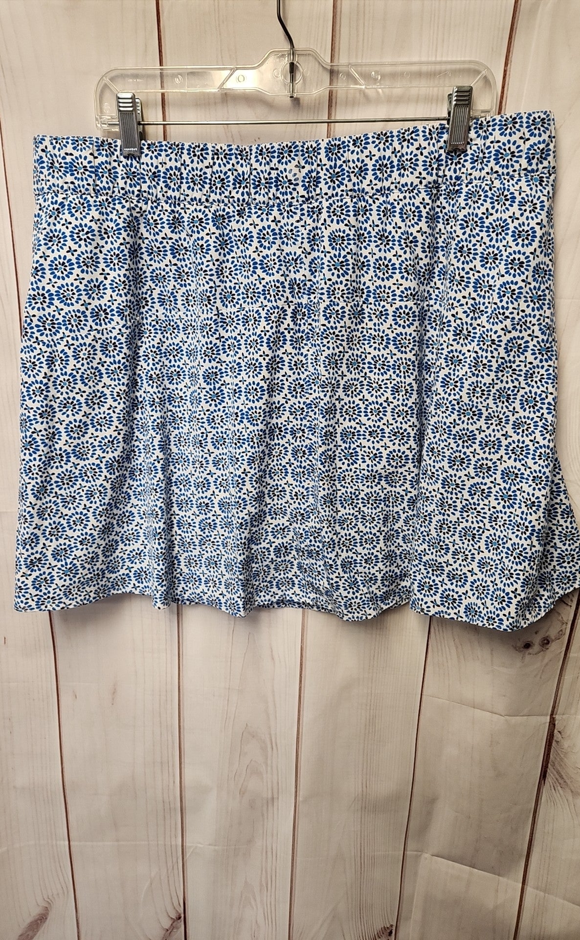 Talbots Women's Size 2X Blue Floral Skorts