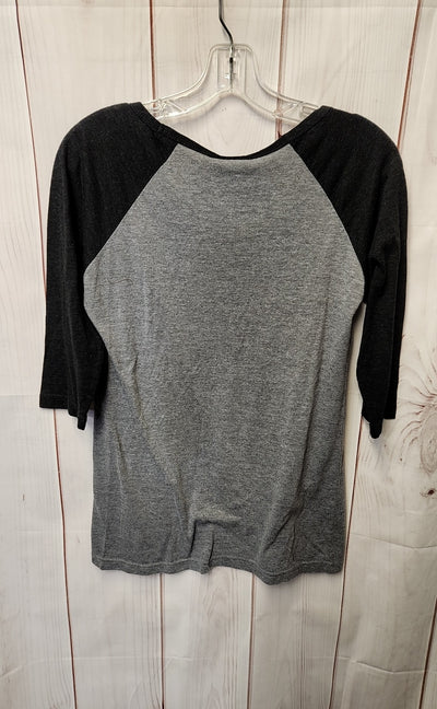 Harley Davidson Women's Size M Gray 3/4 Sleeve Top