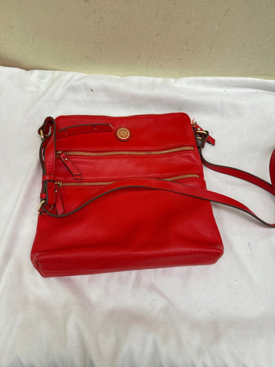 Anne Klein Red Crossbody Purse Bag