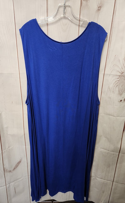 Ava & Viv Women's Size 4X Blue Dress