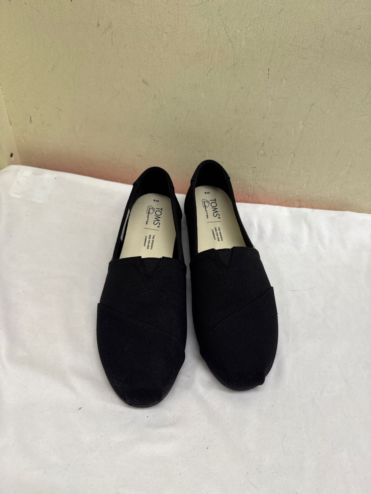 Toms Women's Size 8 Black Flats Shoes