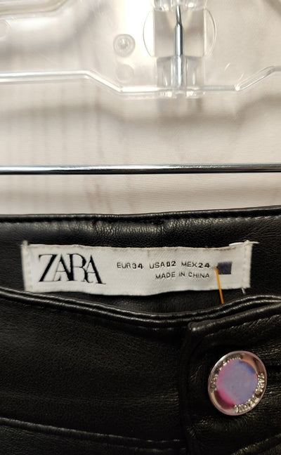 Zara Women's Size 2 Black Pants