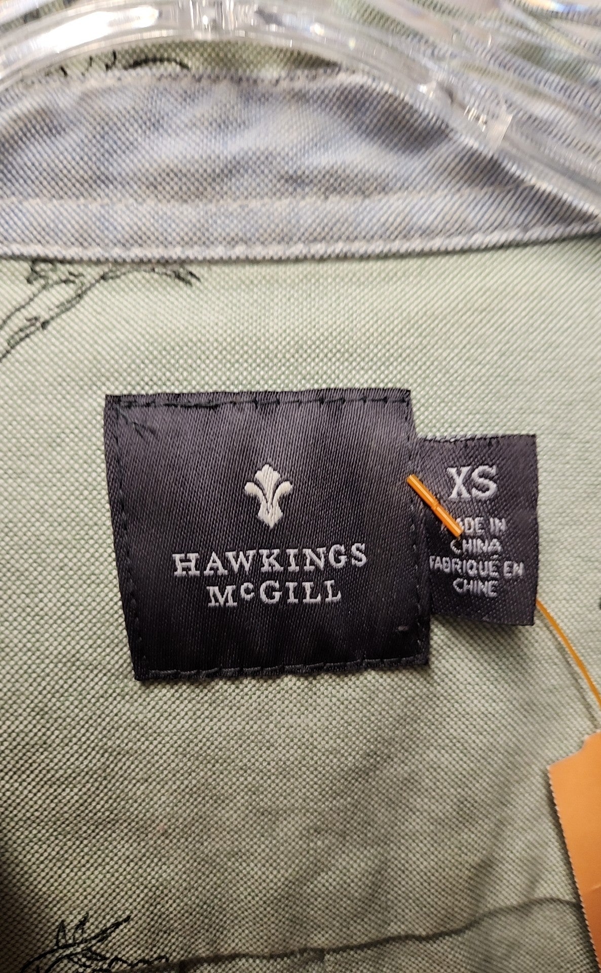 Hawkings McGill Men's Size XS Green Shirt