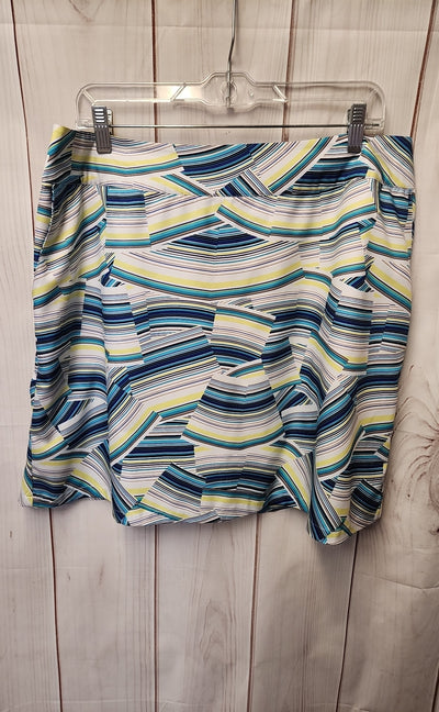Tail White Label Women's Size 14 White & Blue Skorts