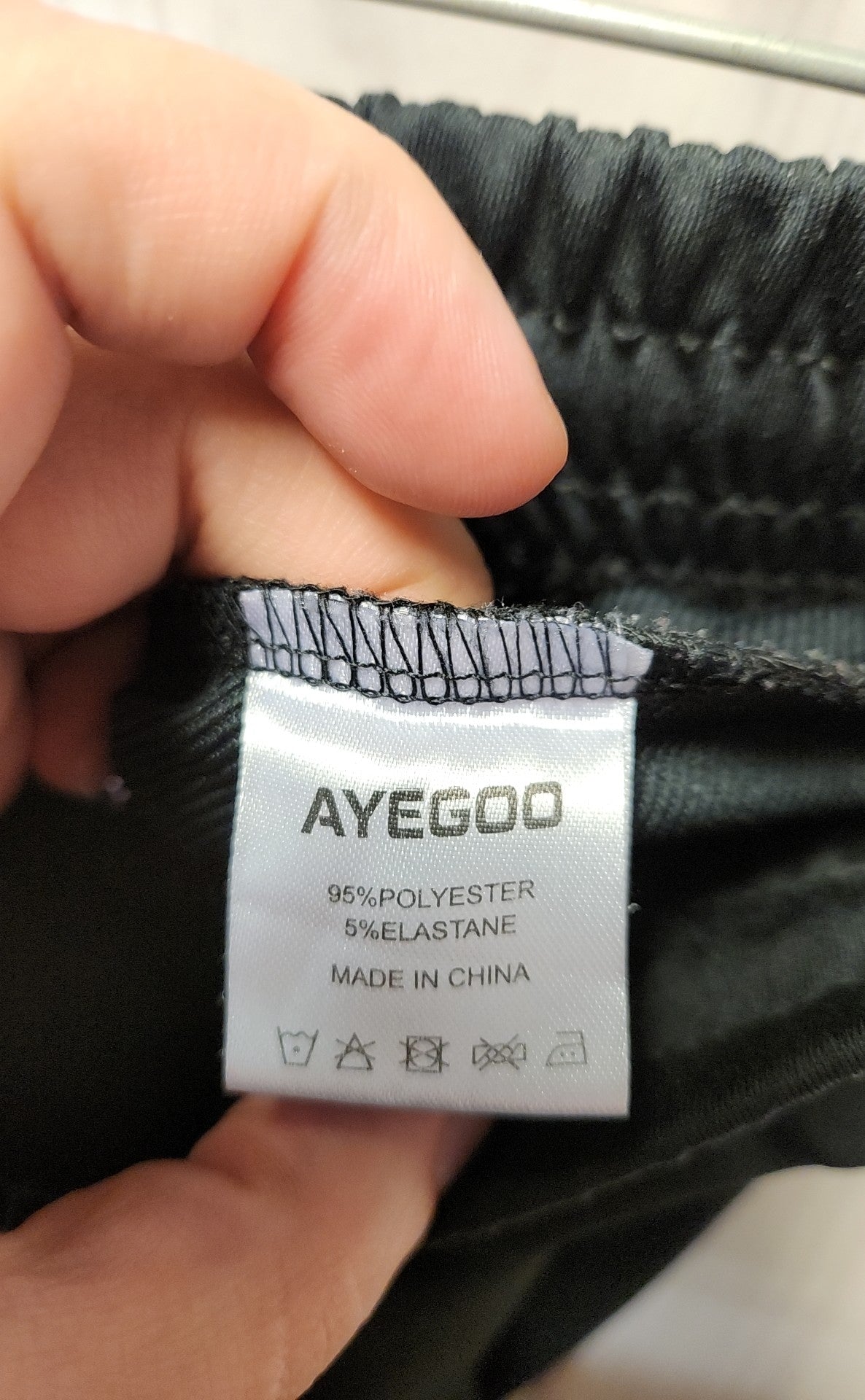 Ayegoo Men's Size L Black Sweatpants