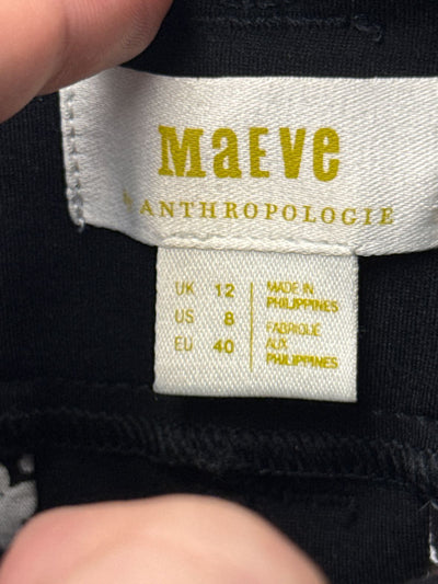 Maeve Anthropologie Women's Size 8 Black Pants