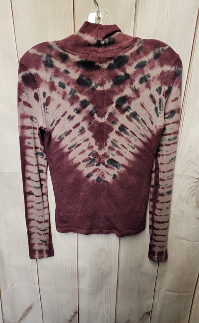 We the Free Women's Size XS Purple Tie Dye Long Sleeve Top